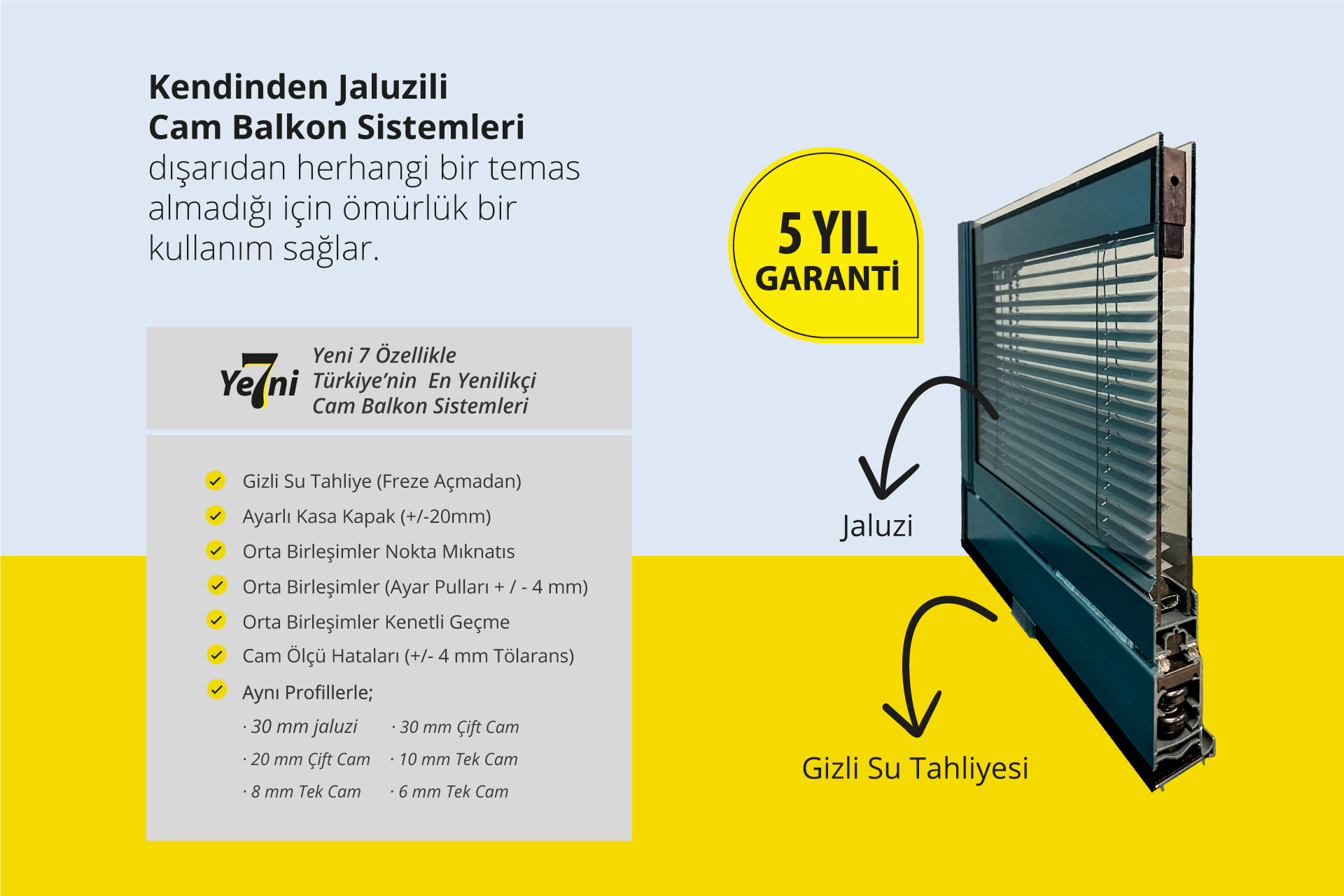 Isıcamlı Cam Balkon Sistemleri